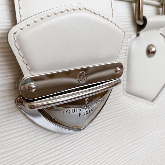 Louis Vuitton Bowling Montaigne GM - Ivory Epi Leather - Picture 6 of 12